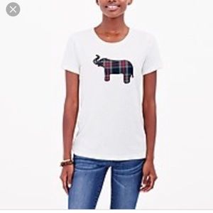 J. Crew Factory Collector Tee Elephant XS